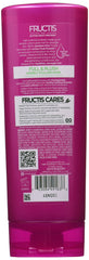 Garnier Full & Plush conditioner applied to fine hair for lightweight volume