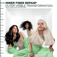 Garnier on bathroom vanity lifestyle shot suggesting salon-quality routine