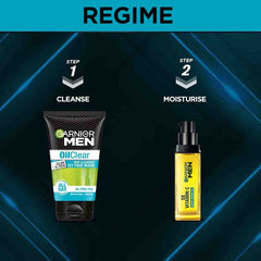 Garnier ingredients label clear view showing clay and menthol notes