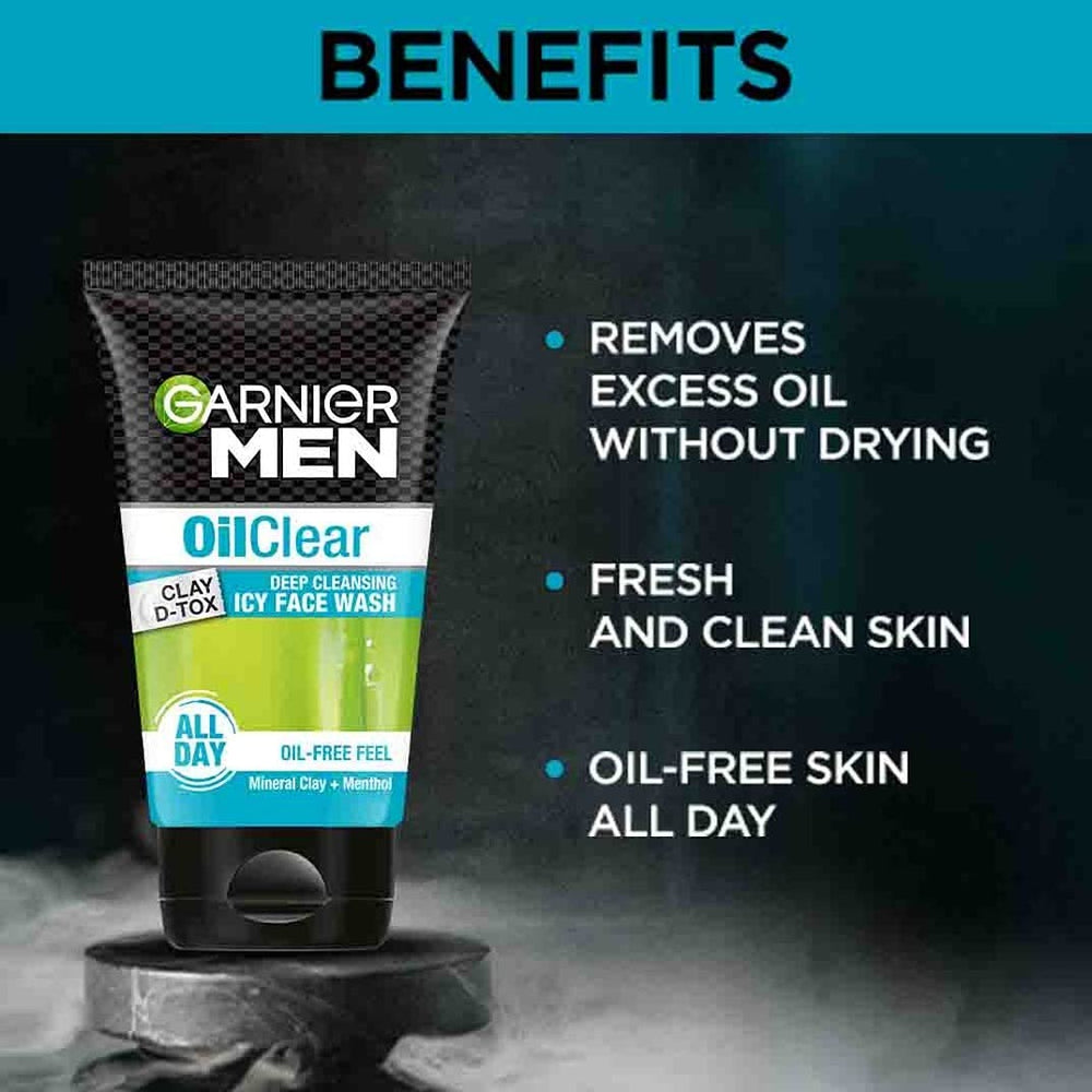 Garnier gel being dispensed into hand for cooling feel demonstration
