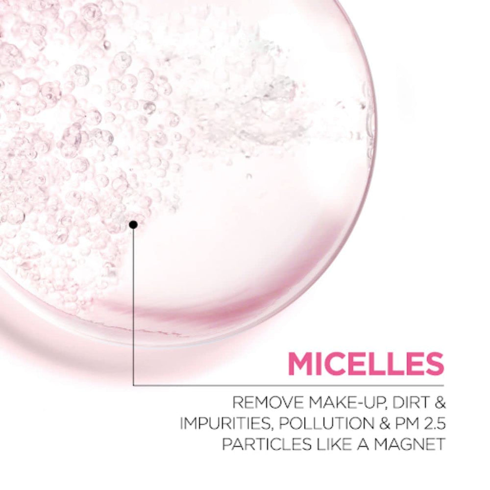 Garnier micellar 125ml pouring drop demonstrating easy controlled dispensing