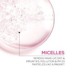 Garnier micellar 125ml pouring drop demonstrating easy controlled dispensing