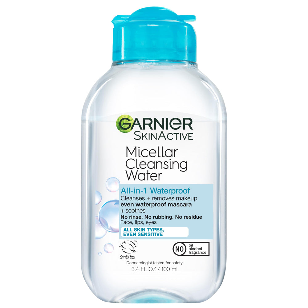 Garnier micellar droplet close up showing gentle texture