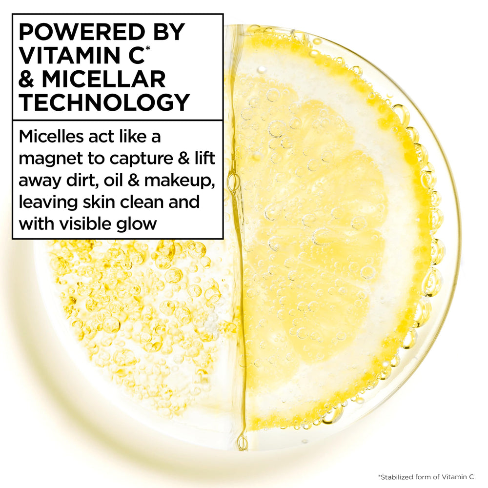 Garnier removing eye makeup gently without rubbing for comfortable cleansing