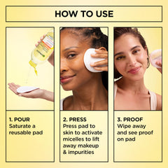 Garnier bottle on a bathroom shelf styled in a daily skincare routine