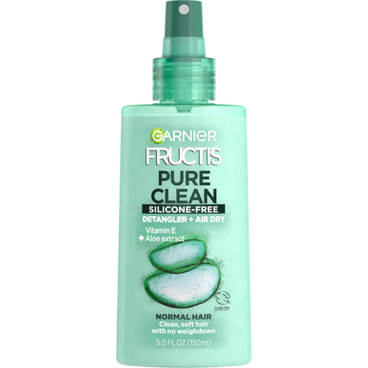 Garnier Fructis front packaging showing 5 fl oz bottle and label benefits