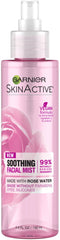 Garnier front packaging showing compact travel-friendly bottle and benefits