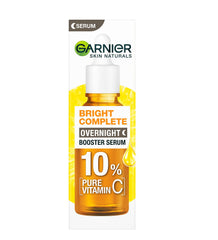 Garnier serum dispensed beside a ruler to show 30 ml size and easy home storage