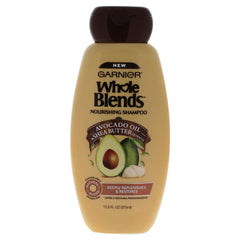 Garnier Whole Blends front bottle showing label and easy-pour cap for convenient use
