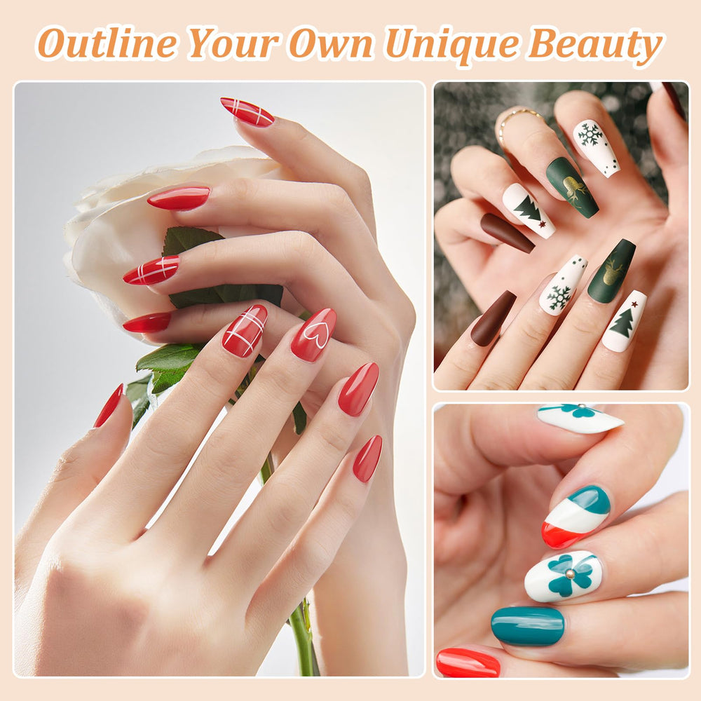 GASRONS brush correcting cuticle polish showing clean edge benefit