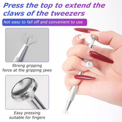 GASRONS sponges next to a coin showing compact size for controlled nail art
