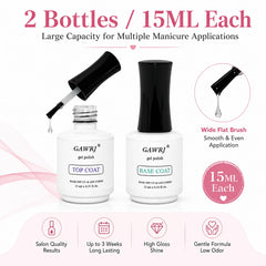 GAWRJ high-gloss finish on nails illustrates durable shine and protection