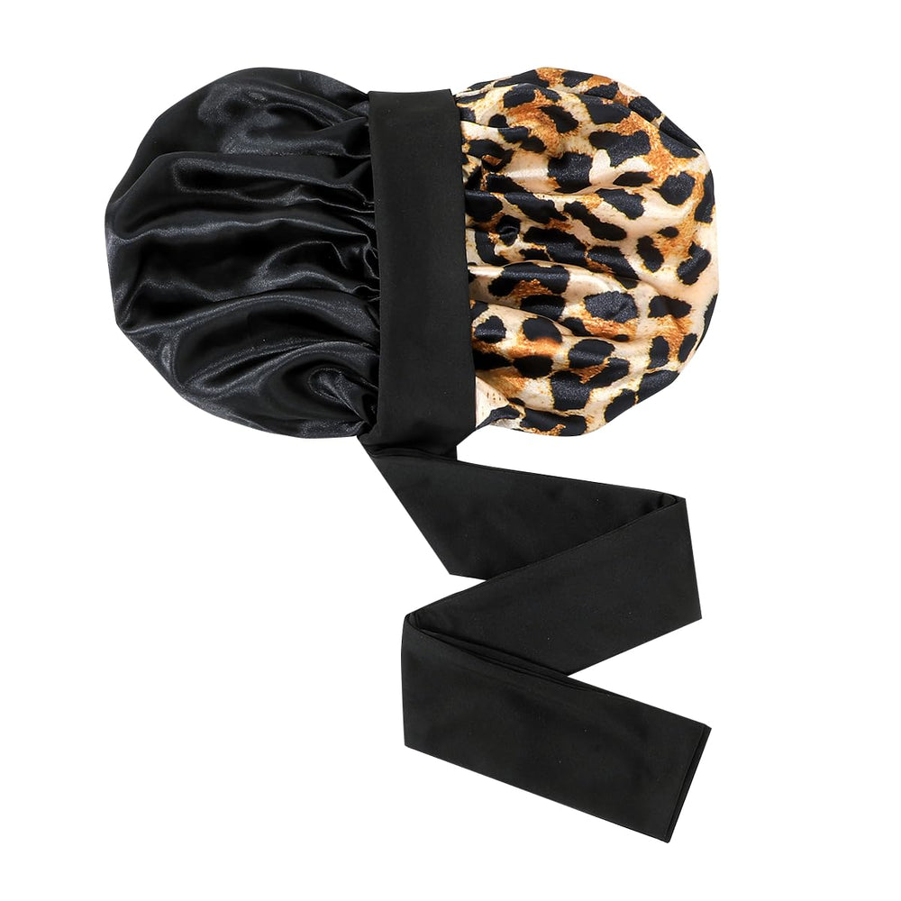 GDTOGRT reversible patterns showing leopard and black sides for two looks