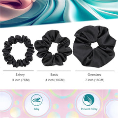 Gebelle satin close-up showing smooth fabric that reduces hair friction