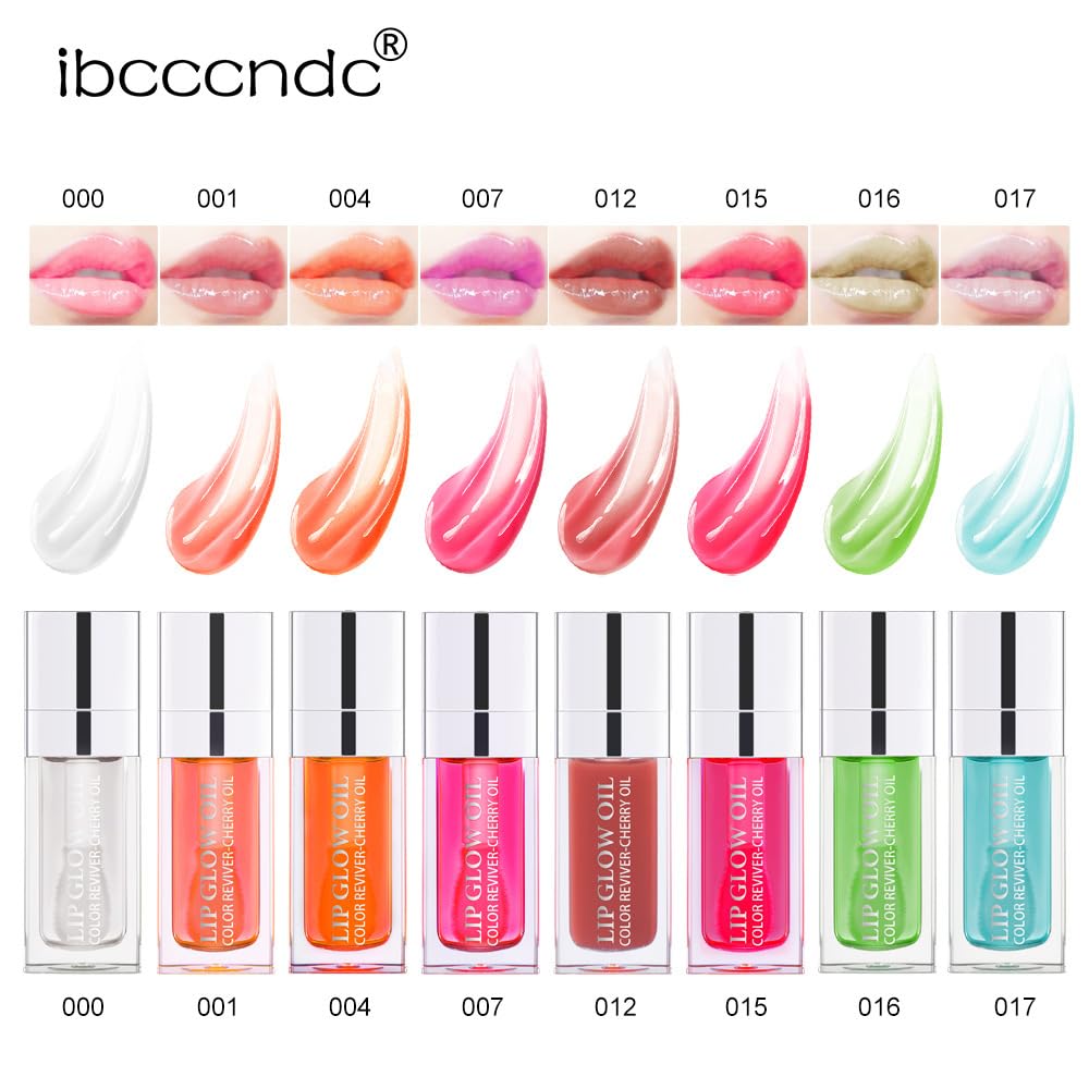GECOMO lip oil size comparison with coin showing pocket-friendly 0.2 oz