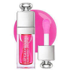 GECOMO front packaging showing clear raspberry lip oil and brand name, quick hydration