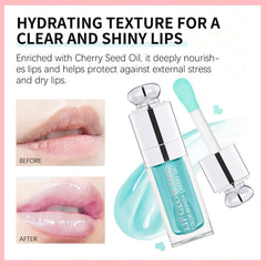 GECOMO SAKURA ingredient highlight with cherry and raspberry, shows nourishing oils