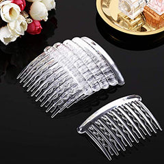 Gejoy decorated comb with beads for wedding use adding sparkle and custom styling