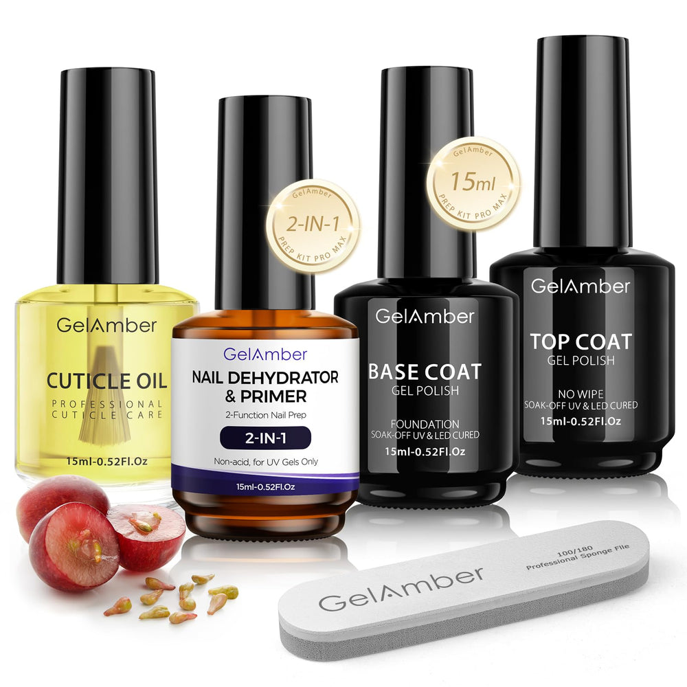 GELAMBER front packaging showing complete 4-piece kit and benefits