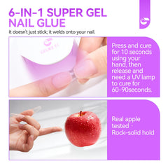 gelike ec brush application showing smooth brush strokes for easy precise use