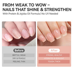 gelike ec keratin and jojoba visual showing nourishing ingredient benefit
