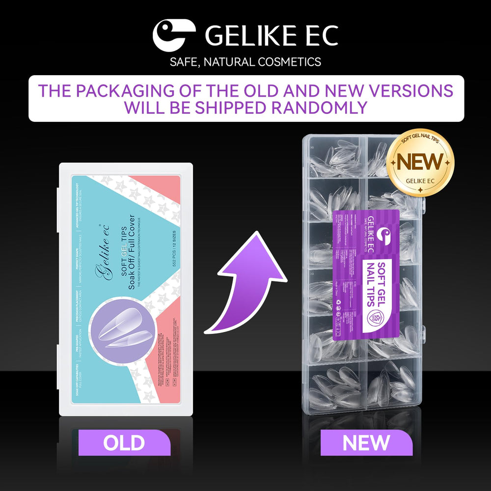 gelike ec label close-up showing soak-off gel material advantage