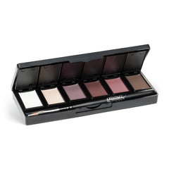 Gelish Act Natural palette front view showing six jars and included brush benefit: easy start