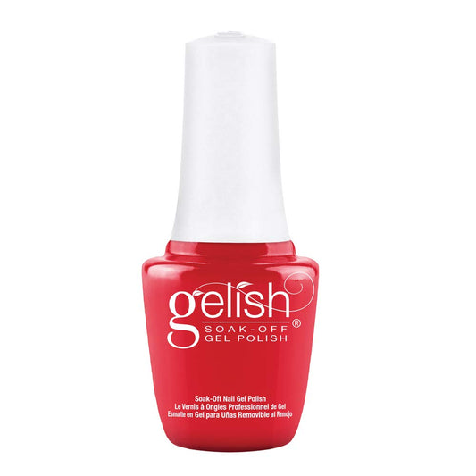 Gelish mini Fire Cracker front bottle showing compact, professional polish