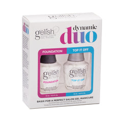 Gelish front packaging showing both 15mL bottles and product benefits