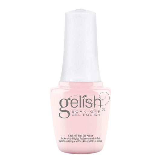 Gelish bottle front label showing Curls & Pearls shade and travel convenience