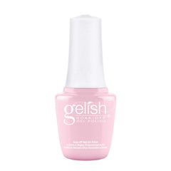 Gelish mini bottle front view showing compact travel-friendly design and reliable coverage