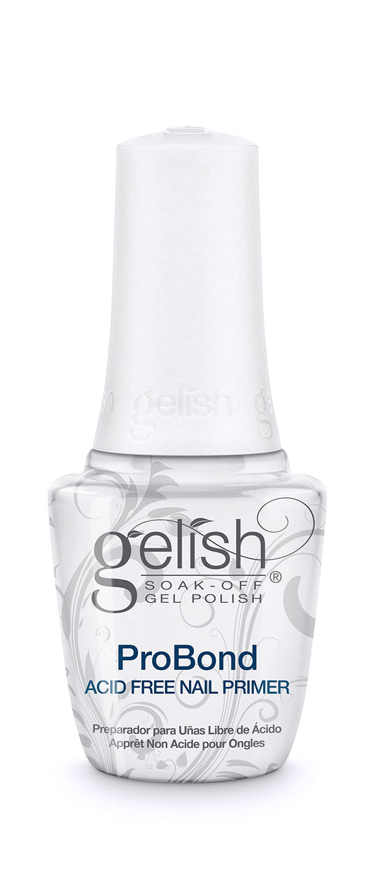 Gelish ProBond front bottle showing 15mL capacity and professional finish benefit