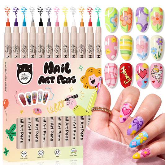 GELLAKTIK front packaging showing all 12 colors and organized case for quick selection
