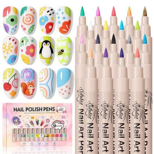 GELLAKTIK front packaging showing 18 vibrant colors and kit convenience