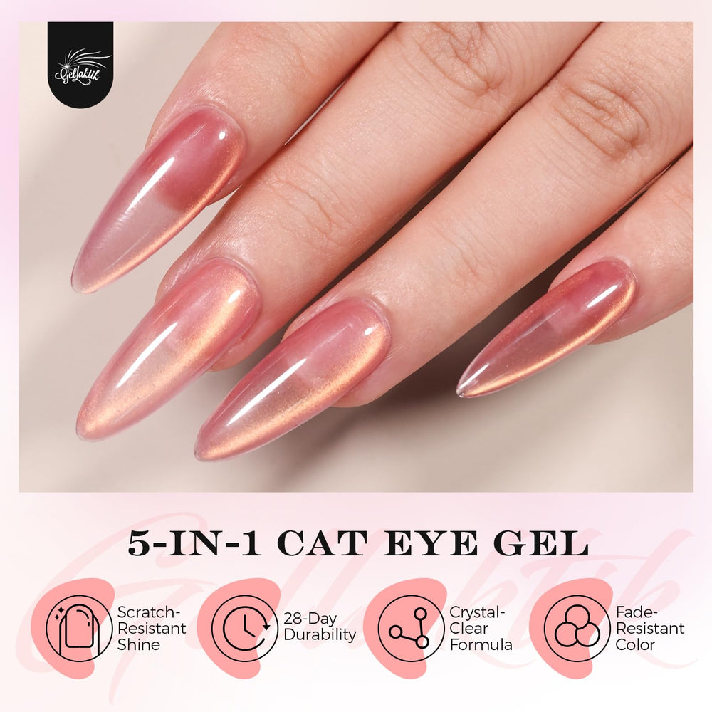 GELLAKTIK kit contents laid out including six gels and magnets for all-in-one use