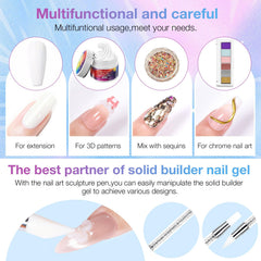 GELLAKTIK hand sculpting gel demonstrating clay-like control and faster application