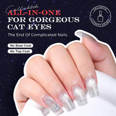 GELLAKTIK brush close-up demonstrating smooth self-leveling application for streak-free nails