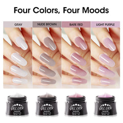 GELLEN 15ml bottle close-up highlighting nozzle and thick builder gel consistency