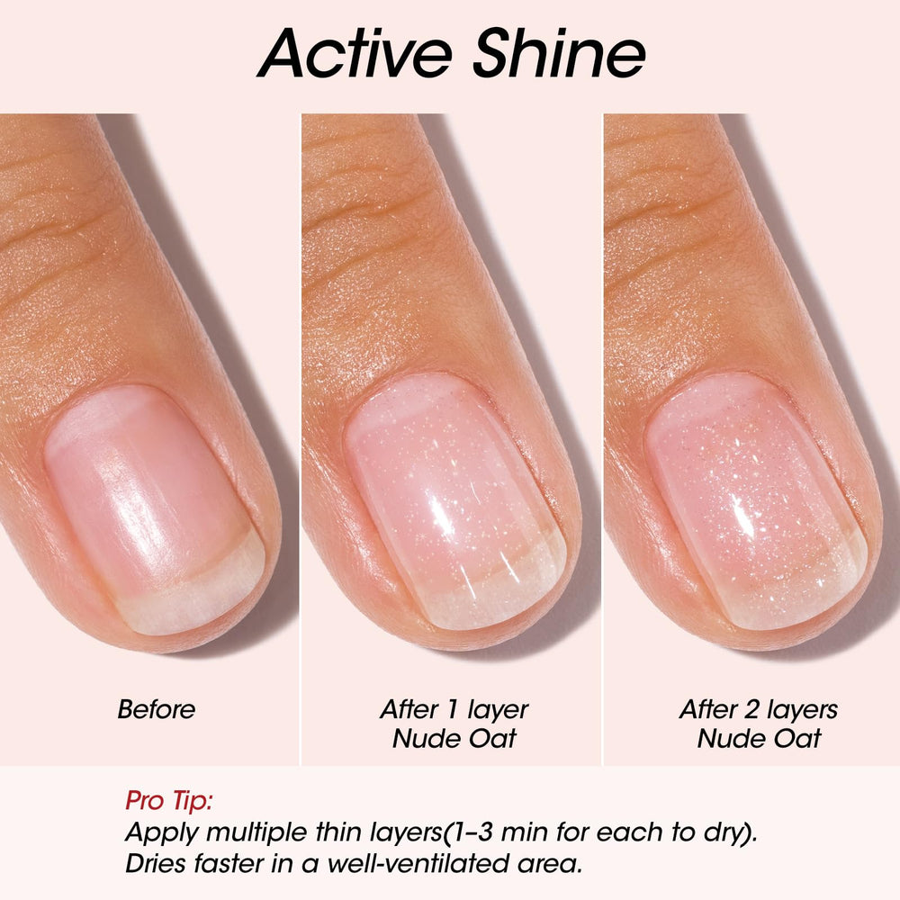 GELLEN texture droplet highlighting glossy formula and fast-dry benefit
