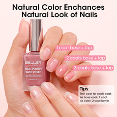 GELLEN applying polish on natural nails for quick-dry convenience