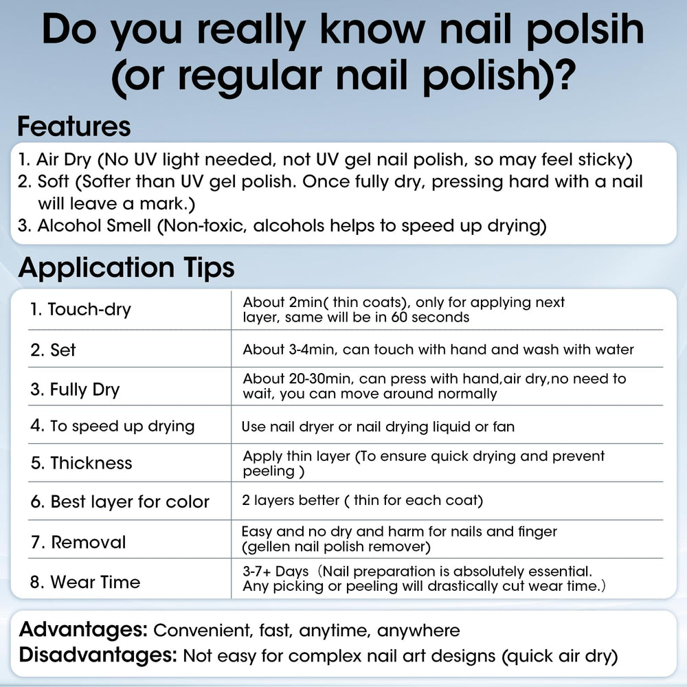 GELLEN before and after nails showing ridge smoothing benefit