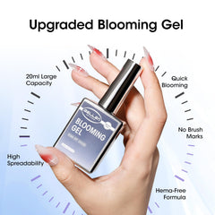 GELLEN close-up brush applying gel, demonstrating easy control and smooth spread
