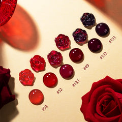 GELLEN bottle close-up of deep burgundy shade highlighting smooth rich color