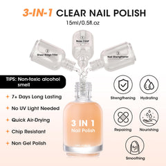 GELLEN brush applying ridge filler for smooth, even nail surface