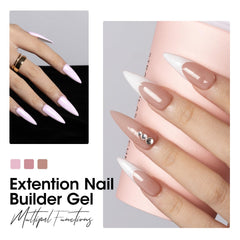 GELLEN nail swatches showing nude, baby pink, naked purple, rose brown, color-matching benefit