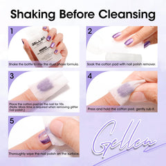 GELLEN bottle cap and label close-up showing product information clarity