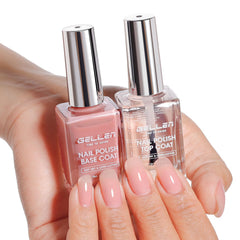 GELLEN clear top coat bottle front view showing protective glossy finish
