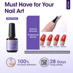 GELLEN droplet on nail plate illustrating dehydration step and cleaner base benefit
