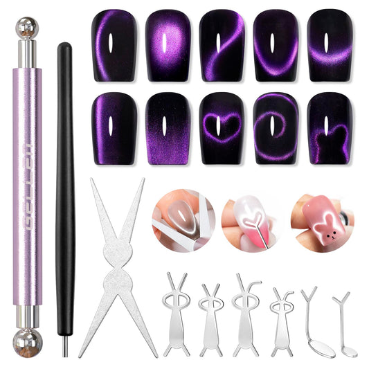 GELLEN front kit layout showing all tools for versatile nail art effects