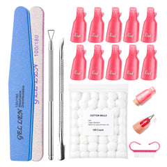 GELLEN front packaging showing full remover kit and components for quick setup